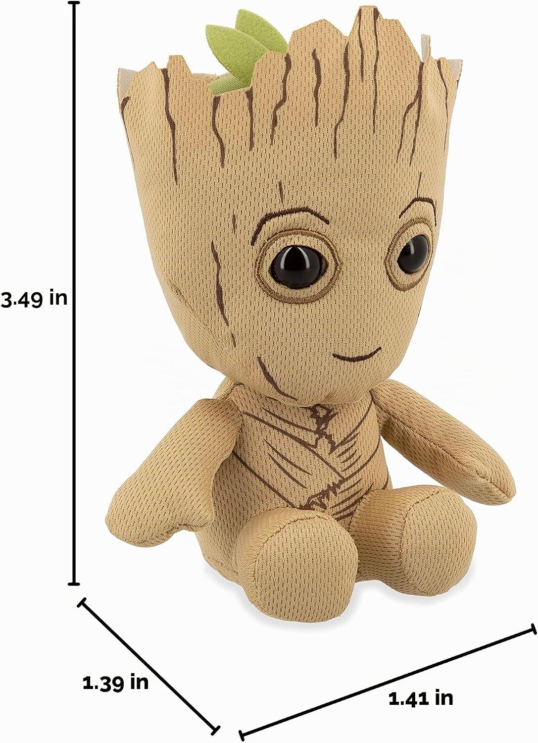 TY Marvel Avengers Groot Regular, gorro blando con licencia para be...