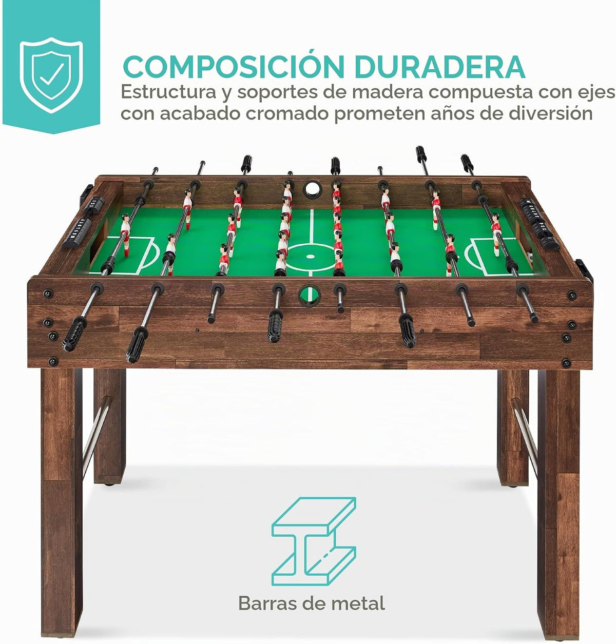Best Choice Products Mesa de futbolín para niños y adultos, mesa de...