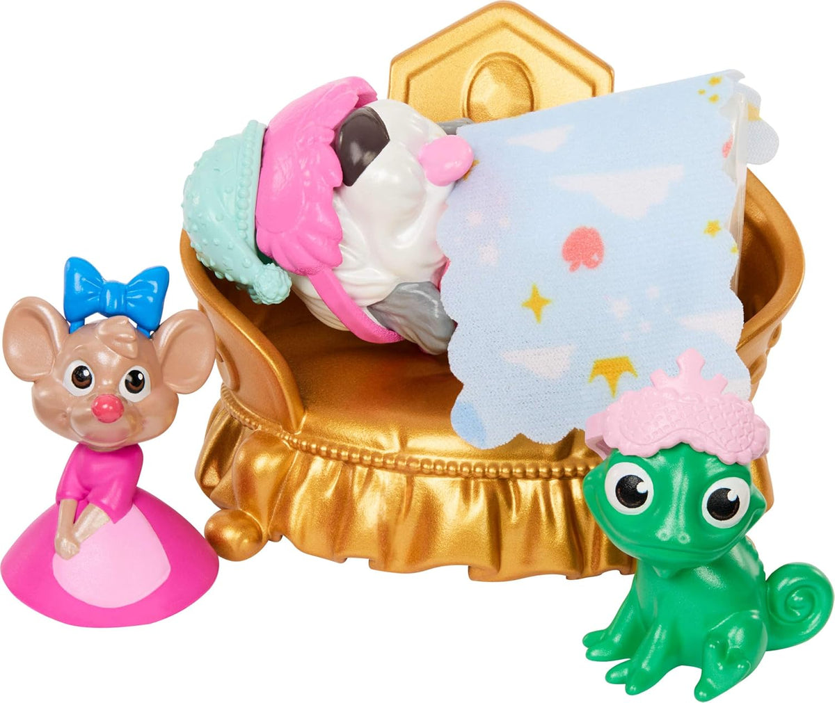 Mattel Set de juego de castillo de mascotas de princesas Disney con...
