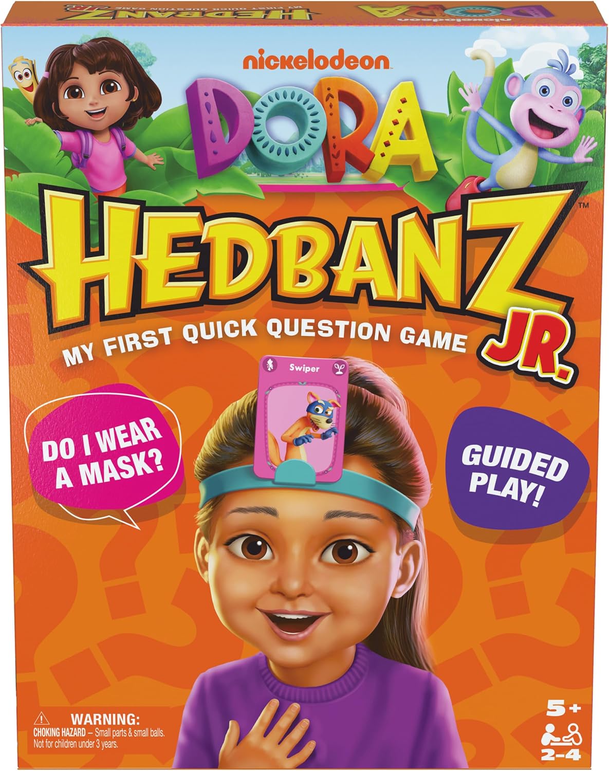 Spin Master Games Dora the Explorer Hedbanz Jr. Juego de mesa para...