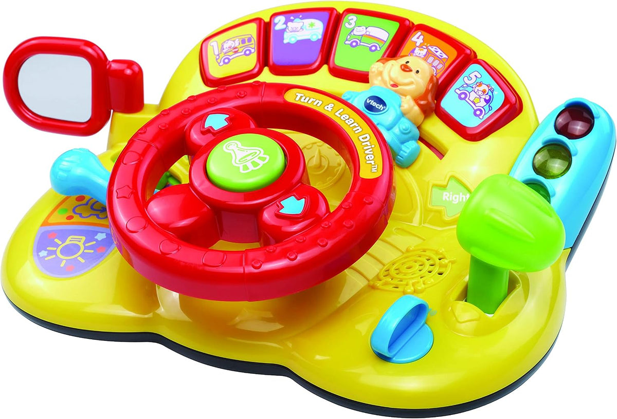 VTech Gira y aprende conductor, amarillo