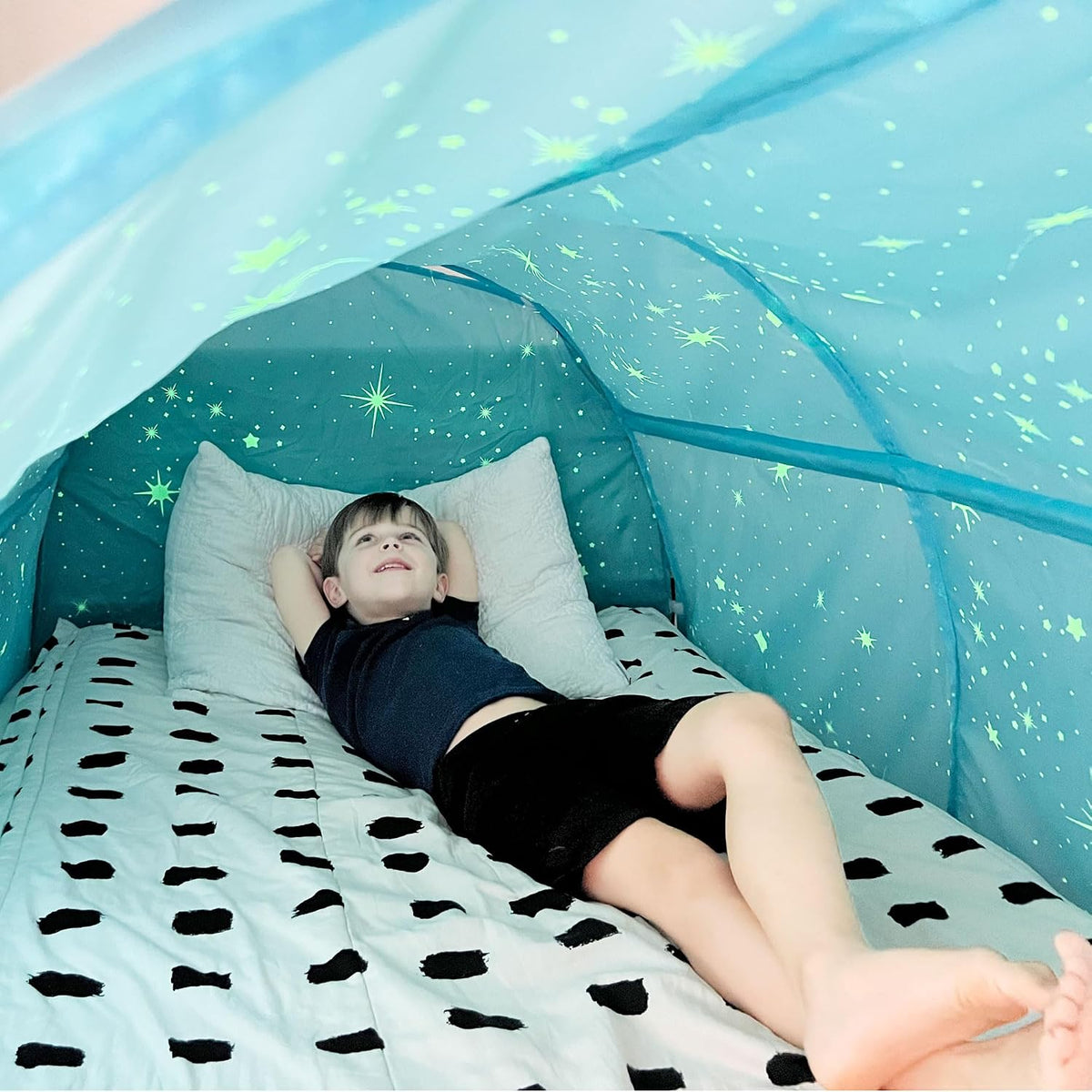 AIR FORT Original DreamFort - Toldo desplegable portátil para cama...