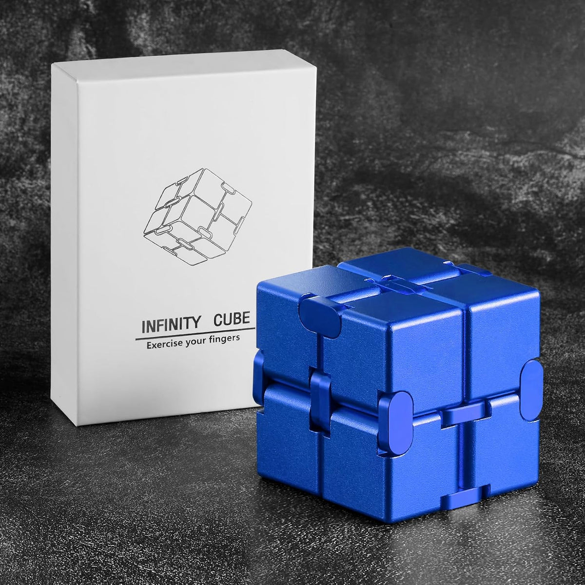 Cubo infinito de metal para adultos, juguete genial para el hogar,...