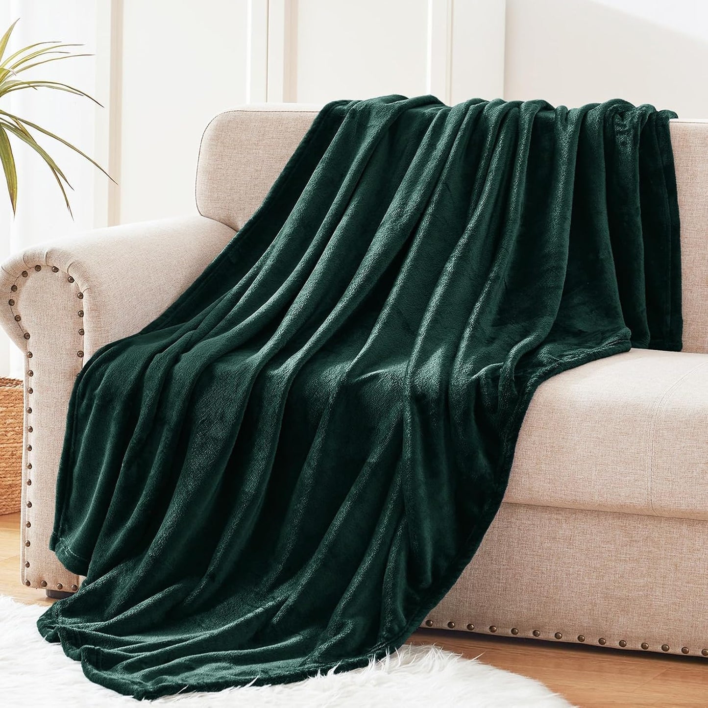 Exclusivo Mezcla Manta de vellón extragrande para sofá, cama, súper...