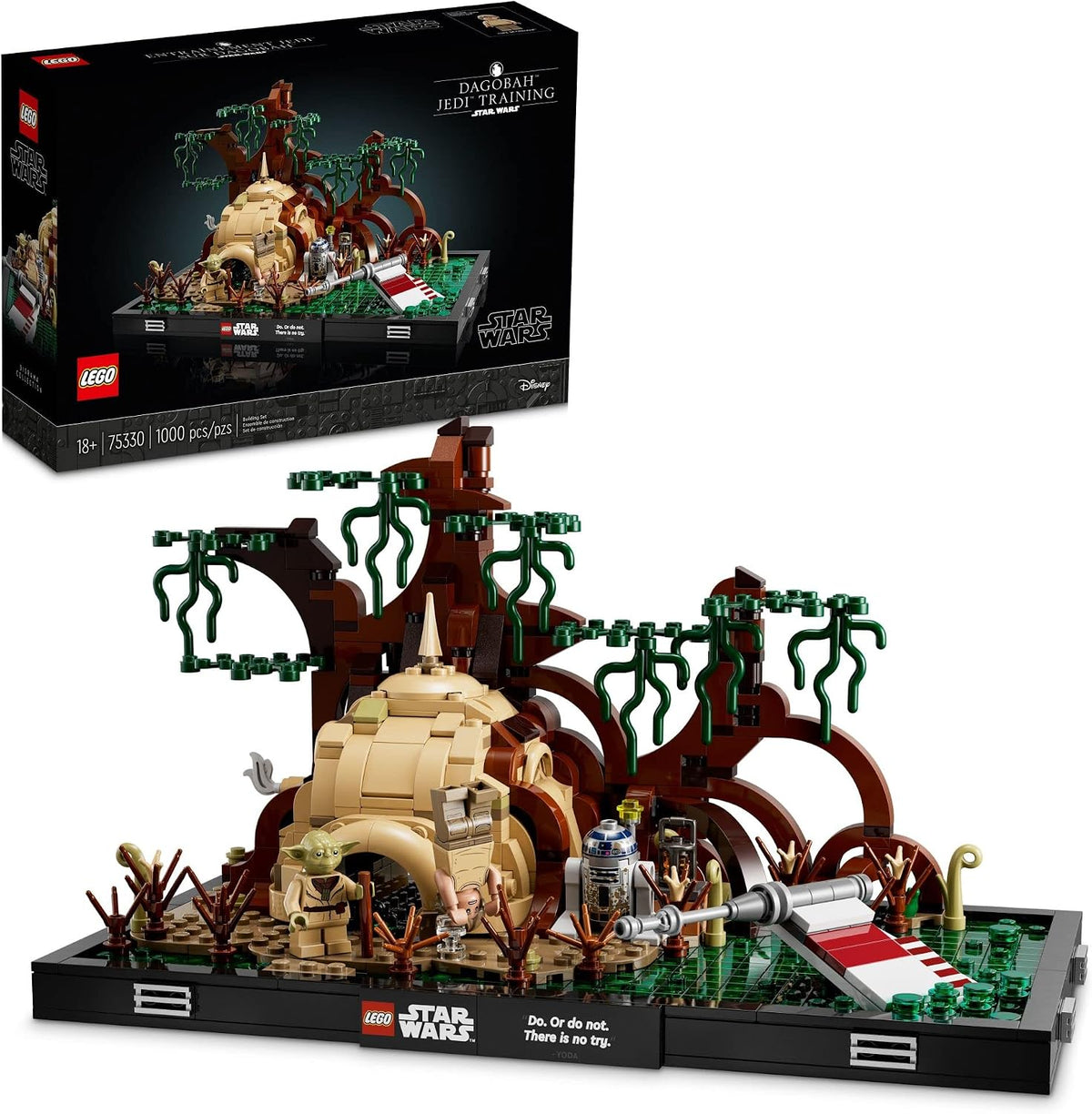 LEGO Star Wars Dagobah Jedi Diorama de entrenamiento 75330 - Serie...