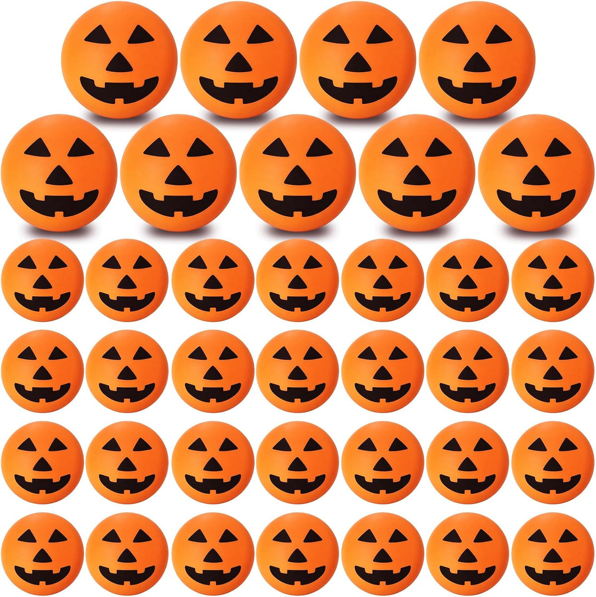 40 bolas de calabaza de Halloween, bolas de espuma de 1.57 pulgadas...