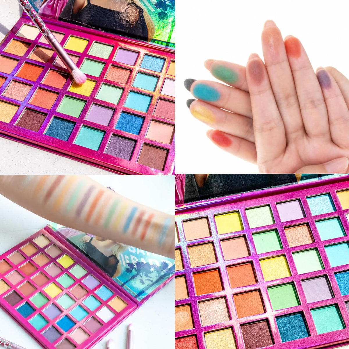 Barbie Paleta de sombras de 35 pozos con 8 pinceles, a partir de 8...
