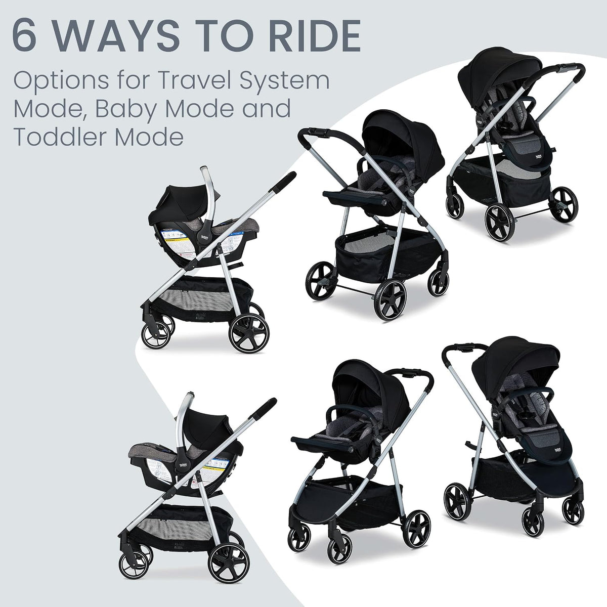 Britax - Sistema de viaje para bebé Willow Grove SC, combinación de...