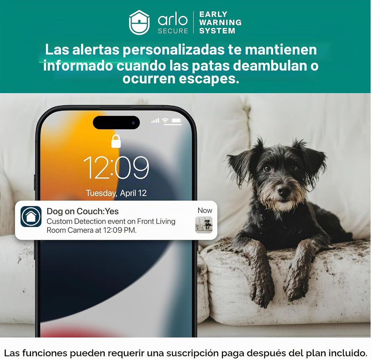 Arlo Essential Cámara de Seguridad Interior con Panorámica e Inclin...