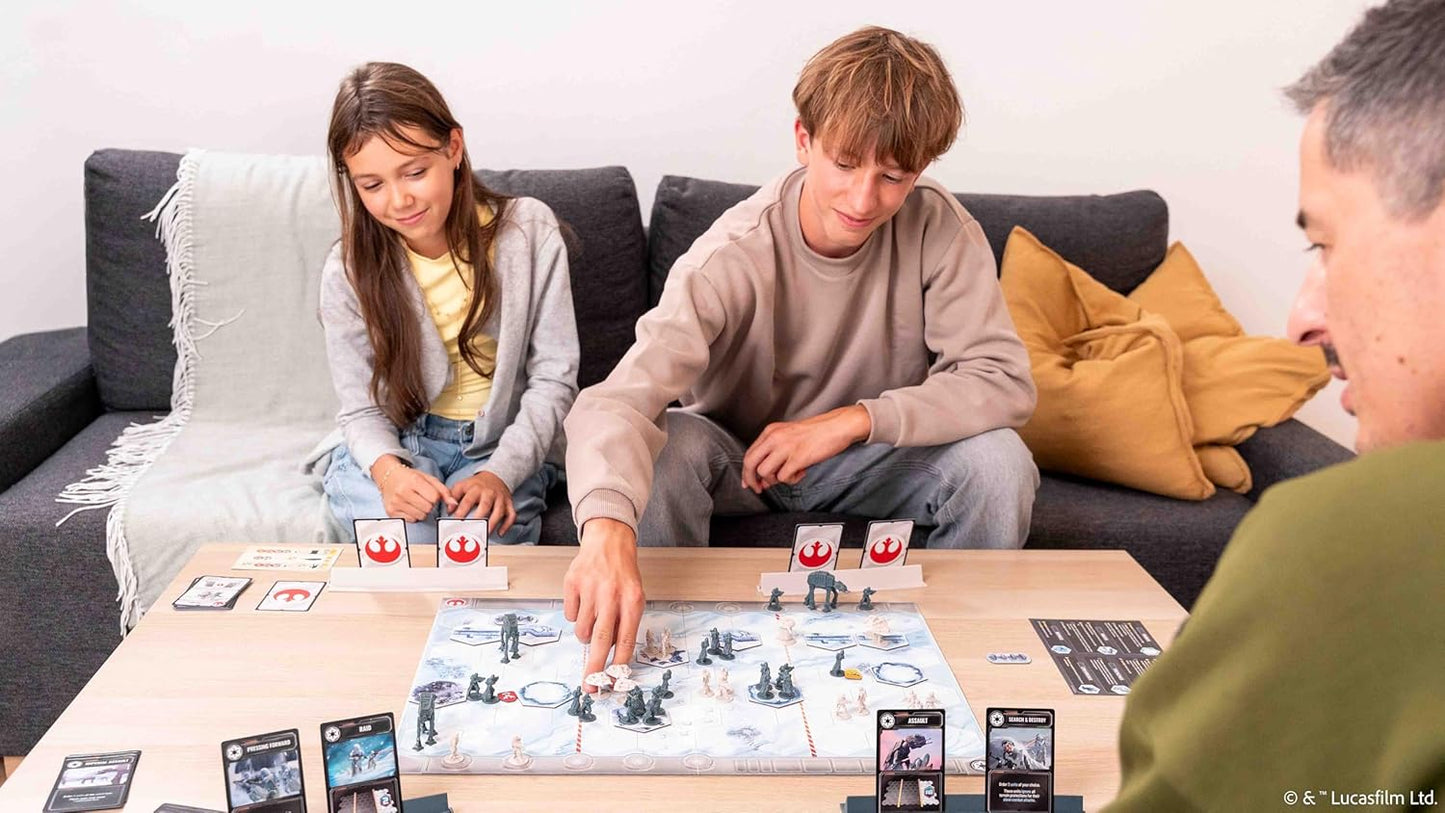 Asmodee Star Wars: Juego de mesa Battle of Hoth - Comanda el ejérci...