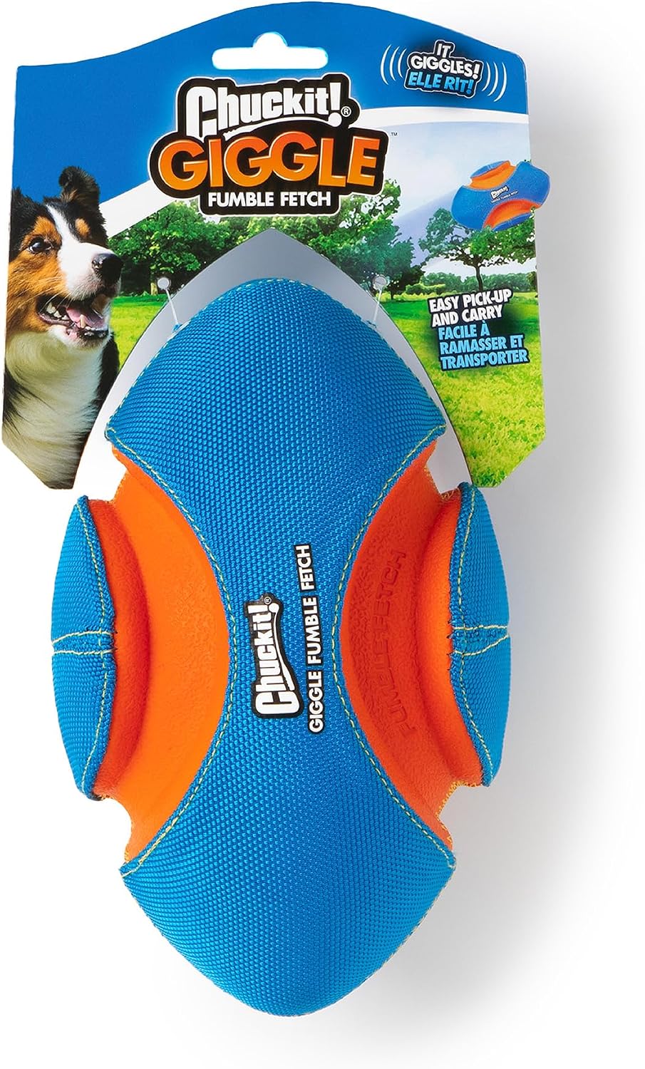 Chuckit! Pelota de Risa y Destello para Perros (20 cm de Diámetro)...
