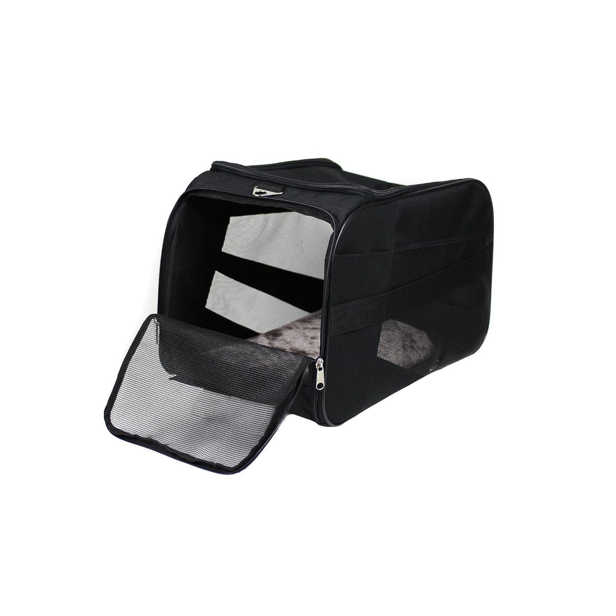 dbest products Pet Smart Cart Carrier, Mediano, Negro, Bolso de Via...