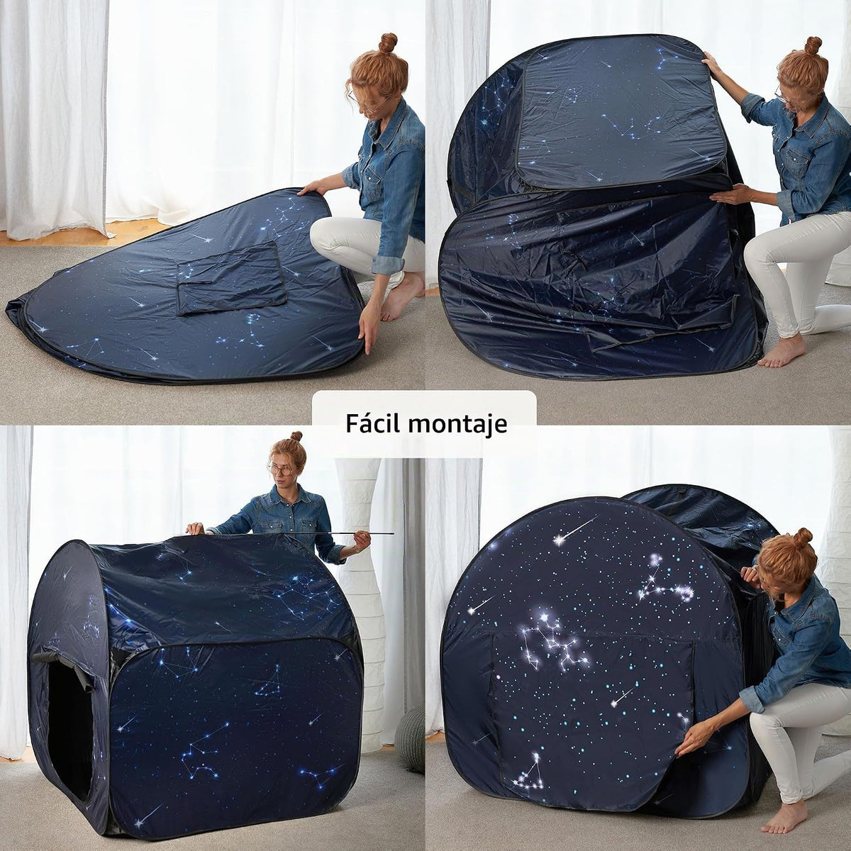 Tienda de campaña sensorial | Esquina tranquila para que los niños...