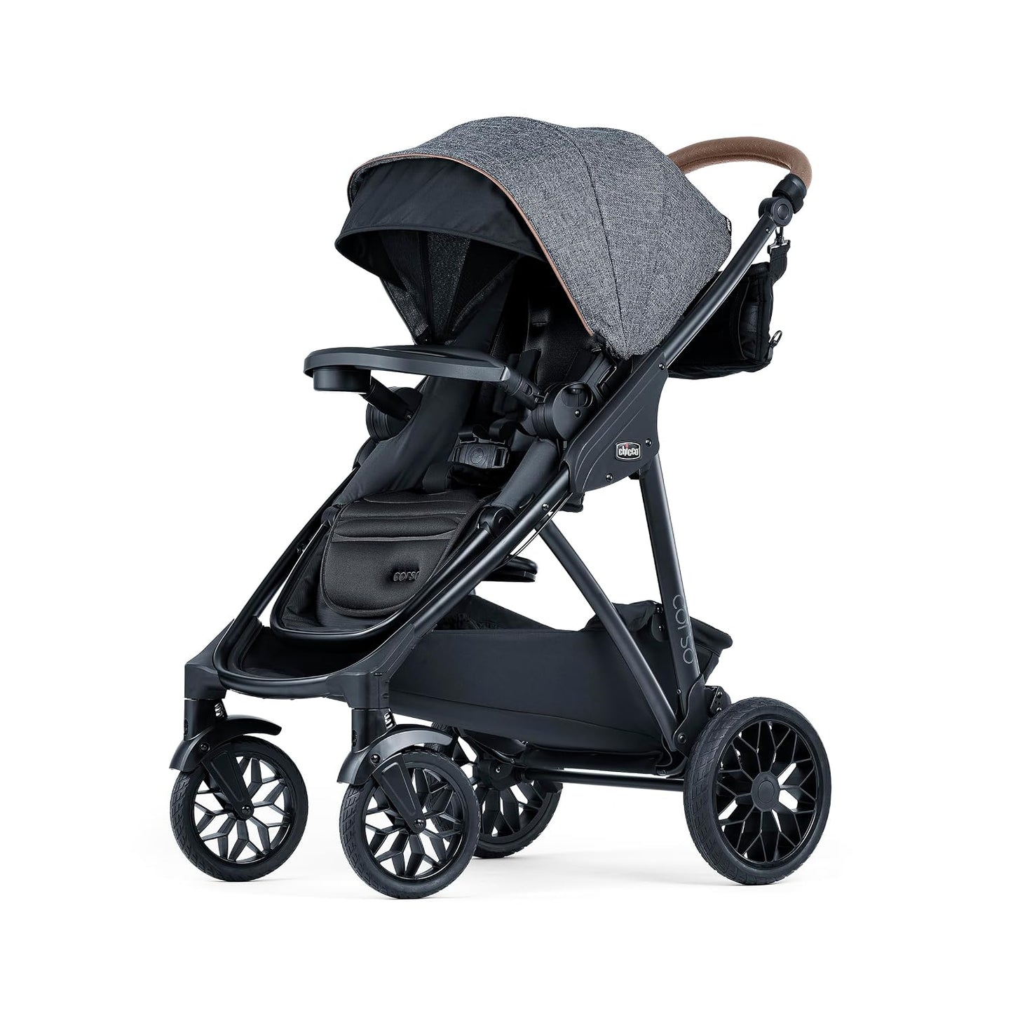 Chicco Corso Primo - Cochecito modular de plegado rápido con adapta...