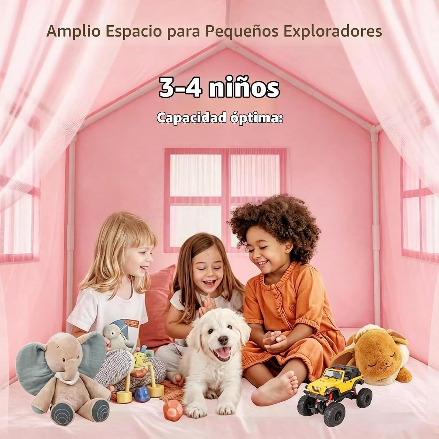 Tienda de campaña para niños, tienda de campaña grande para niños c...