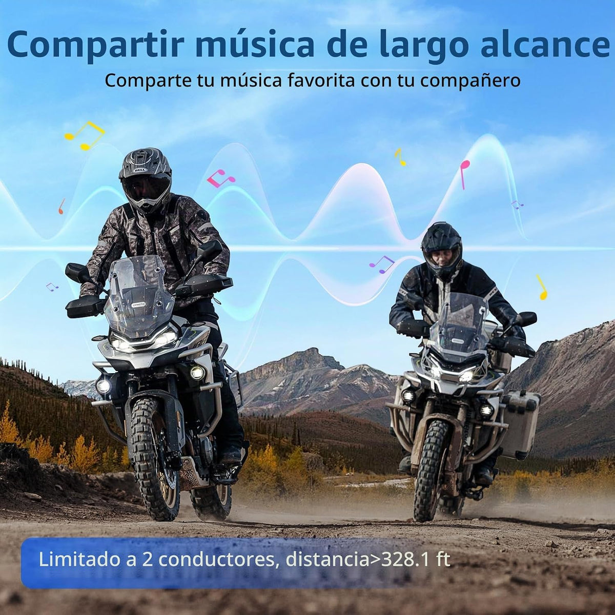 Fodsports M1-S Air - Auriculares Bluetooth para motocicleta con com...