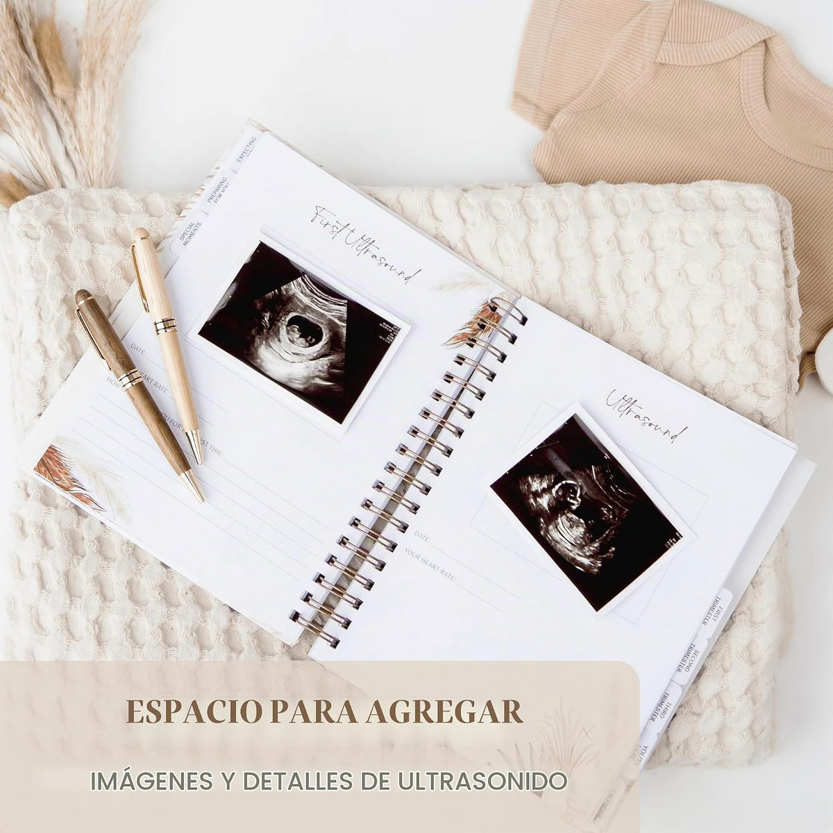 Diario de embarazo para madres primerizas y madres experimentadas,...