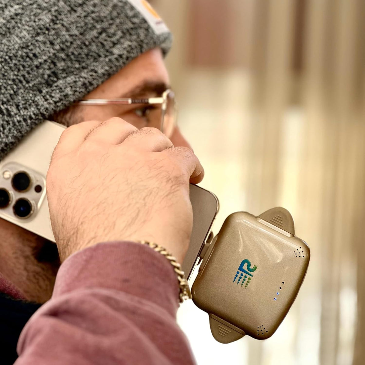 Rush Charge Universe Mini Power Bank Cargador portátil Lightning US...