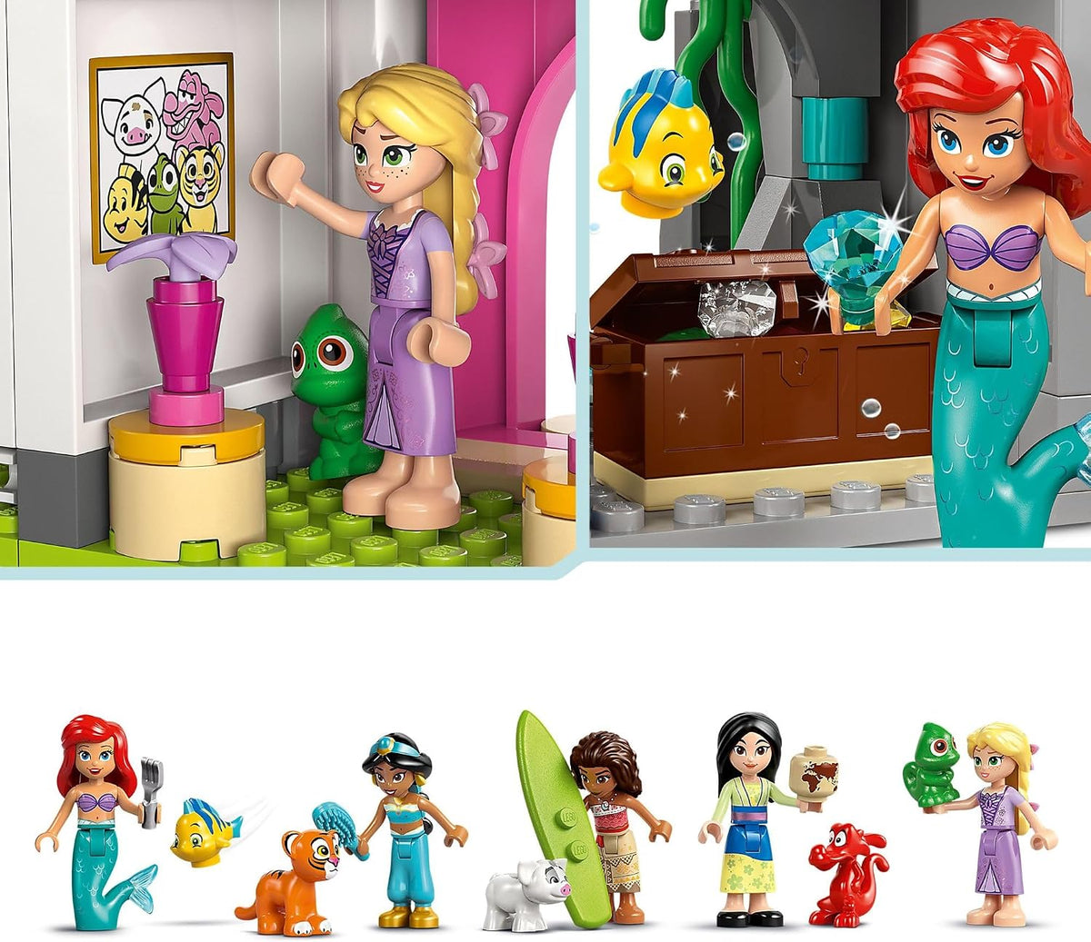 LEGO Disney Princess Castillo y Mascotas Reales Juguetes Infantiles...
