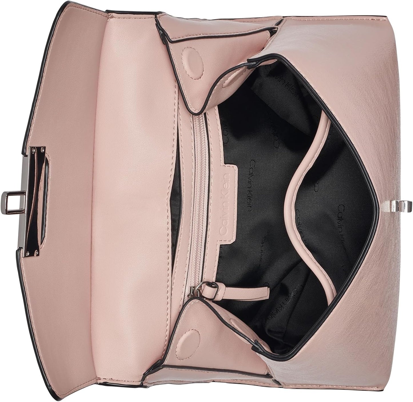 Calvin Klein Bolso cruzado Becky con asa superior para mujer | 2 en 1