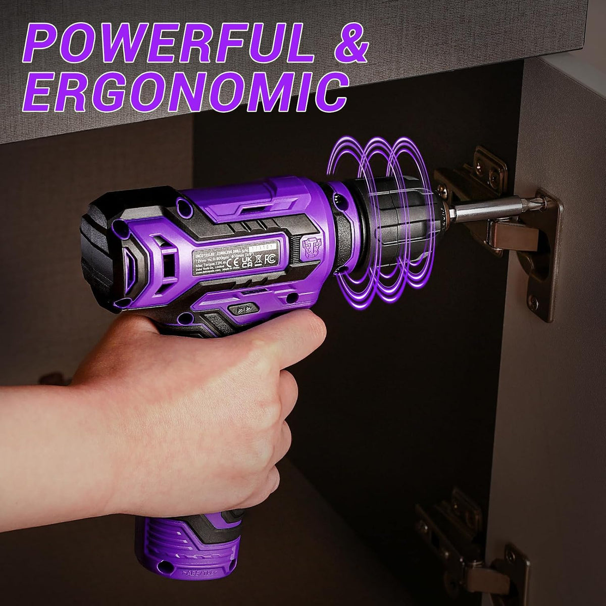 Taladro inalámbrico: DEKOPRO Juego de taladro eléctrico de 12 V, ta...