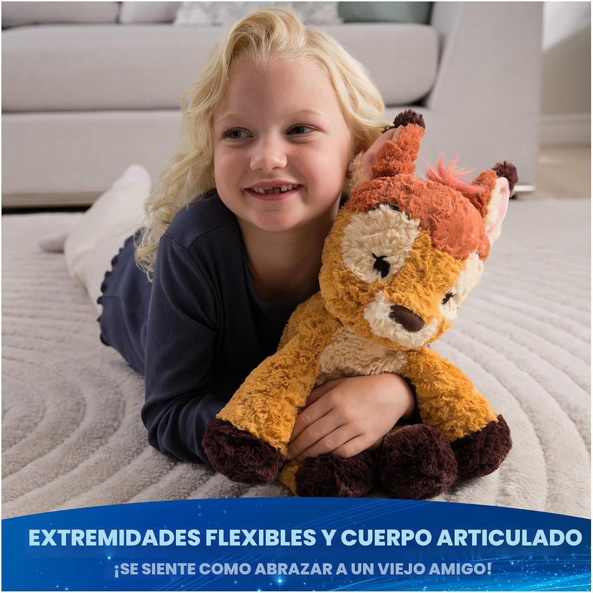 GUND Disney - Peluche oficial de Bambi, colección Cozys de Disney,...