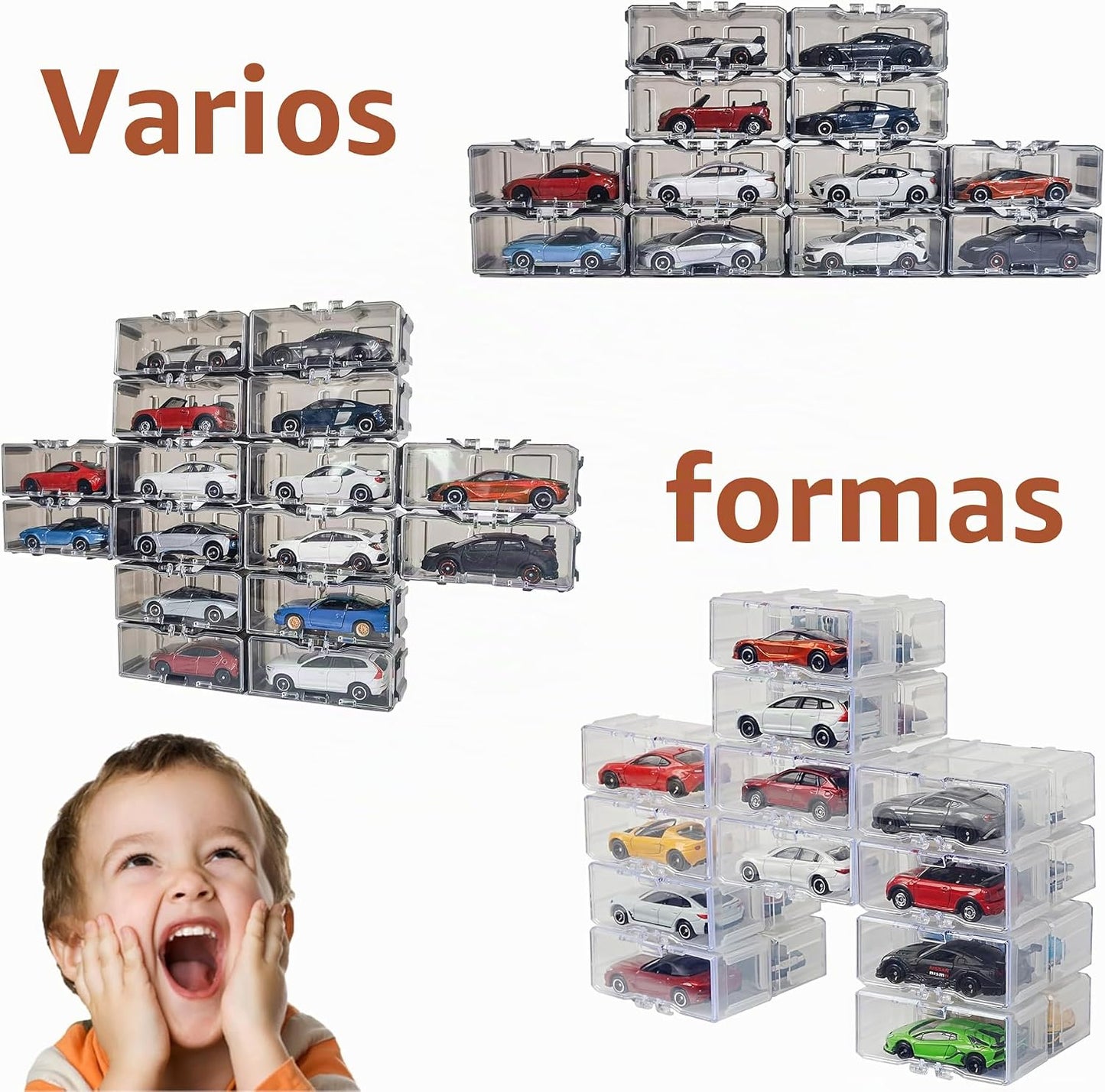 Estuche organizador de almacenamiento de juguetes para autos Hot Wh...