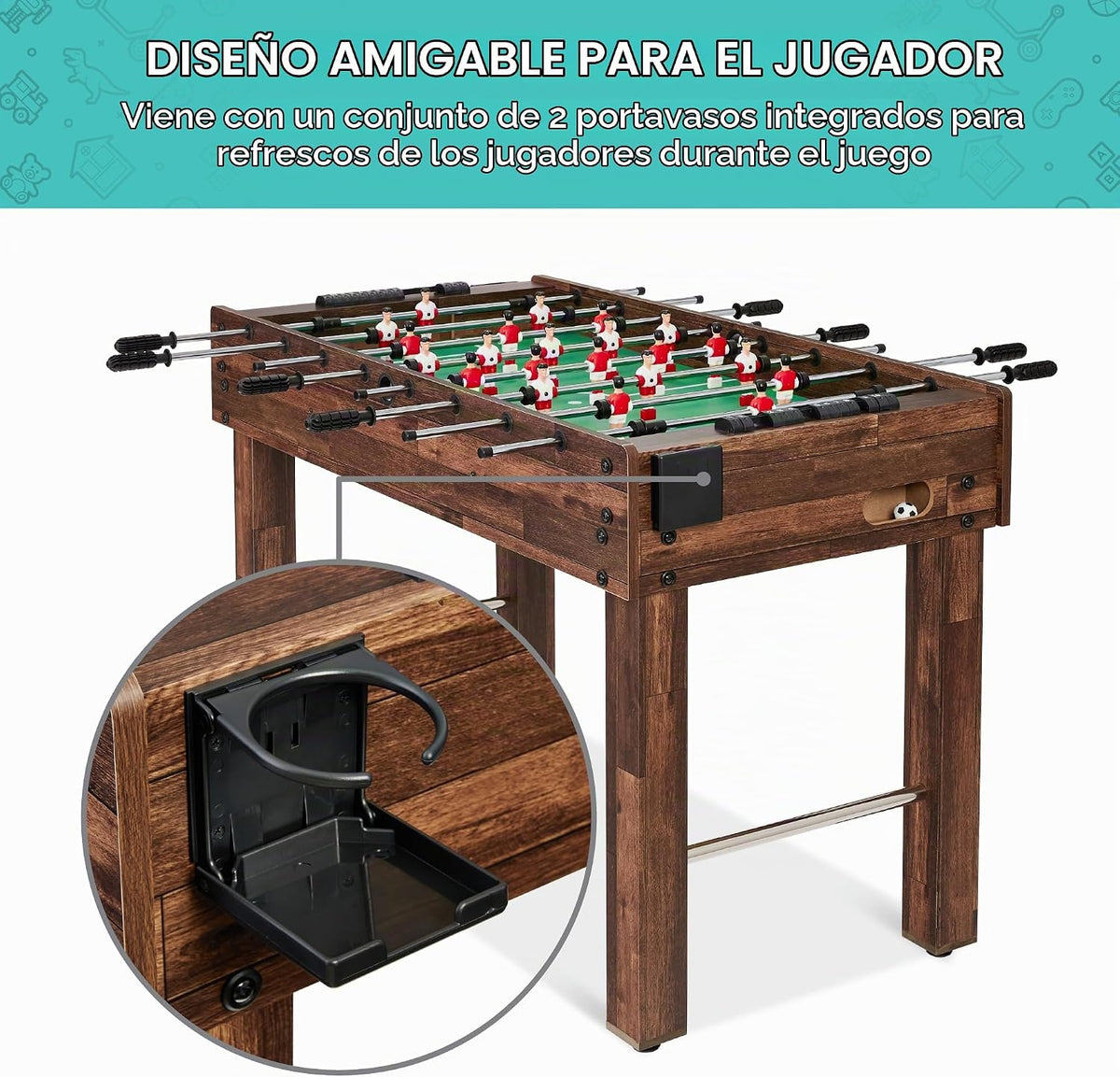 Best Choice Products Mesa de futbolín para niños y adultos, mesa de...