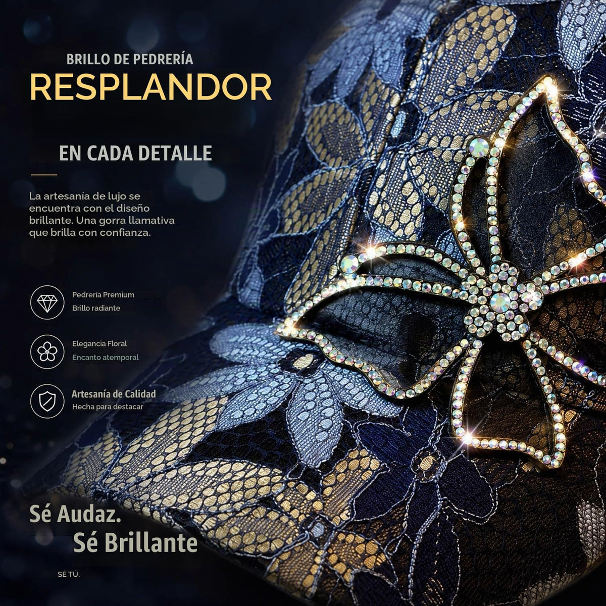 Bling Bling - Gorra de béisbol con diseño de mariposa para mujer, d...