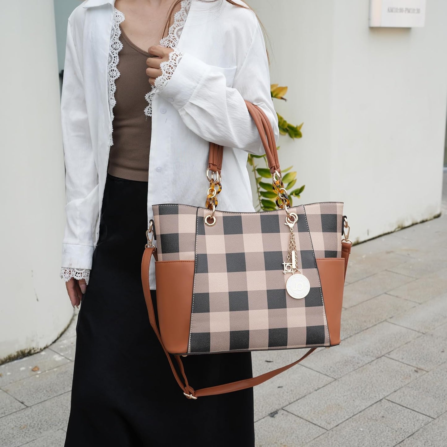 J'OMOR by Mia Bolsa de mano para mujer, juego de bolso con cart...
