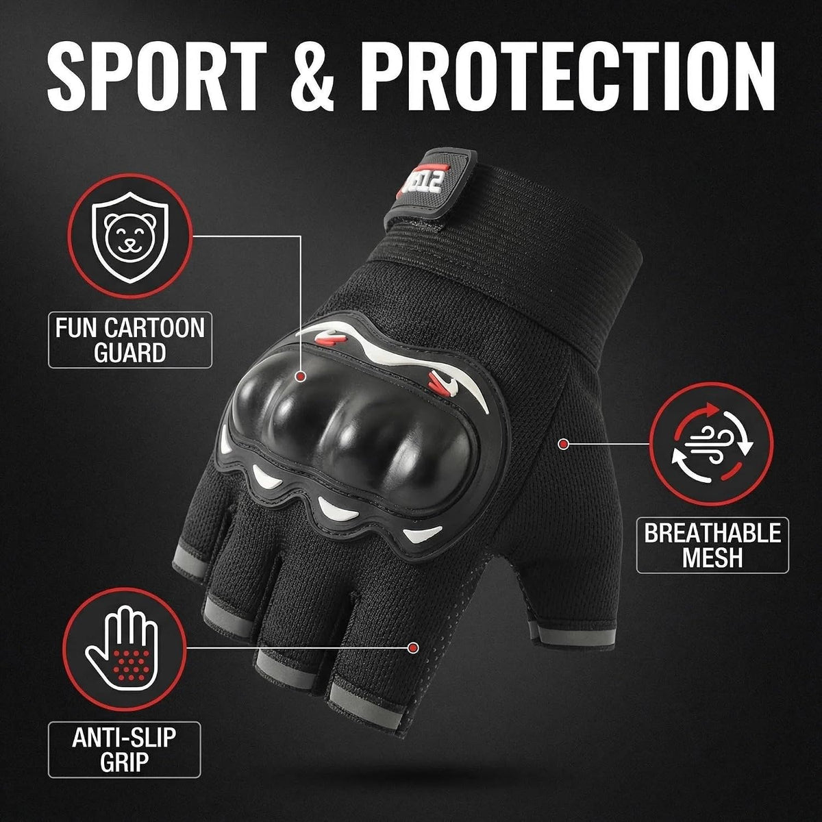 KEYSDEX Guantes de motocicleta para hombres y mujeres, protección d...