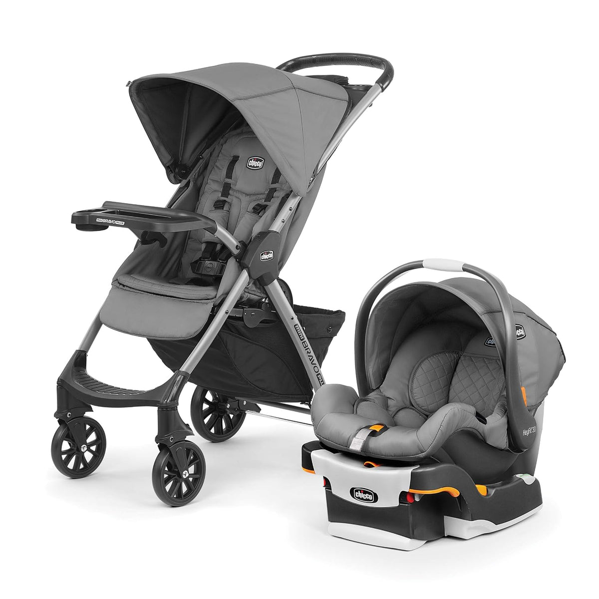 Chicco Sistema para viaje Mini Bravo Plus - Pizarra | Gris