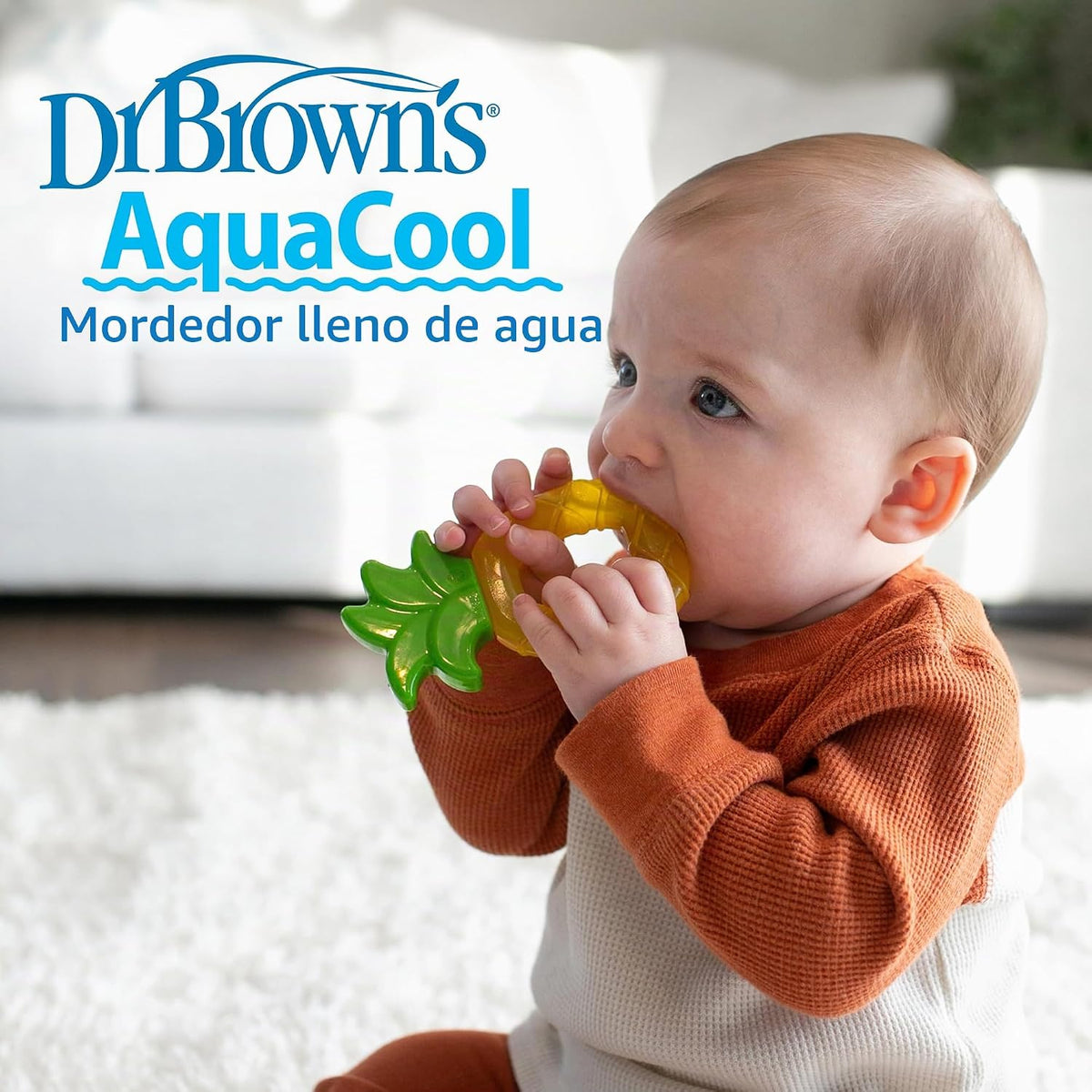 Dr. Brown's AquaCool - Mordedor para bebé con agua fría, juguet...