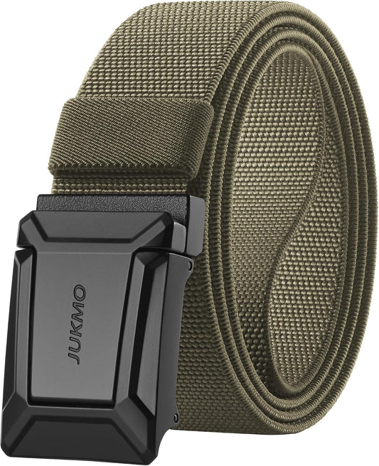 JUKMO - Cinturón táctico elástico para hombres, cinturón rigger mil...