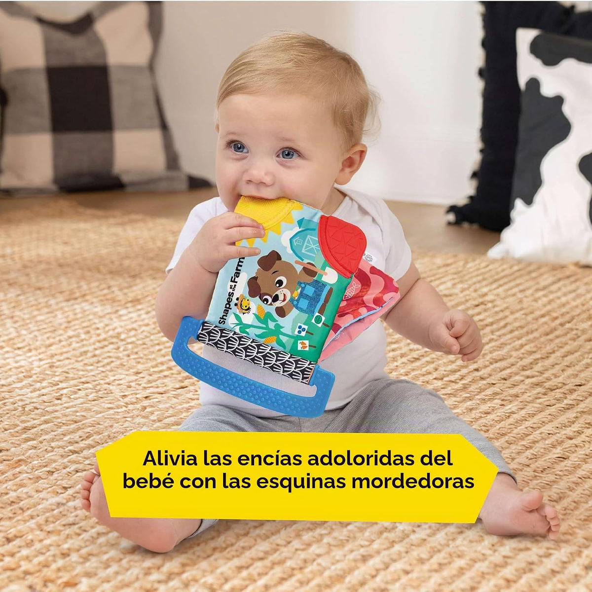 Baby Einstein Farm Explorers Shapes at the Farm - Libro de mordedor...