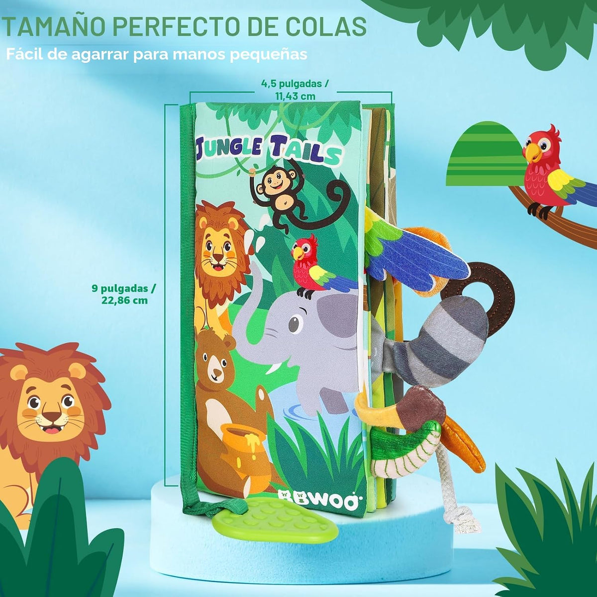 BBWOO Libro Blandito para Bebé - Juguete para Bebé - Regalo de Duch...