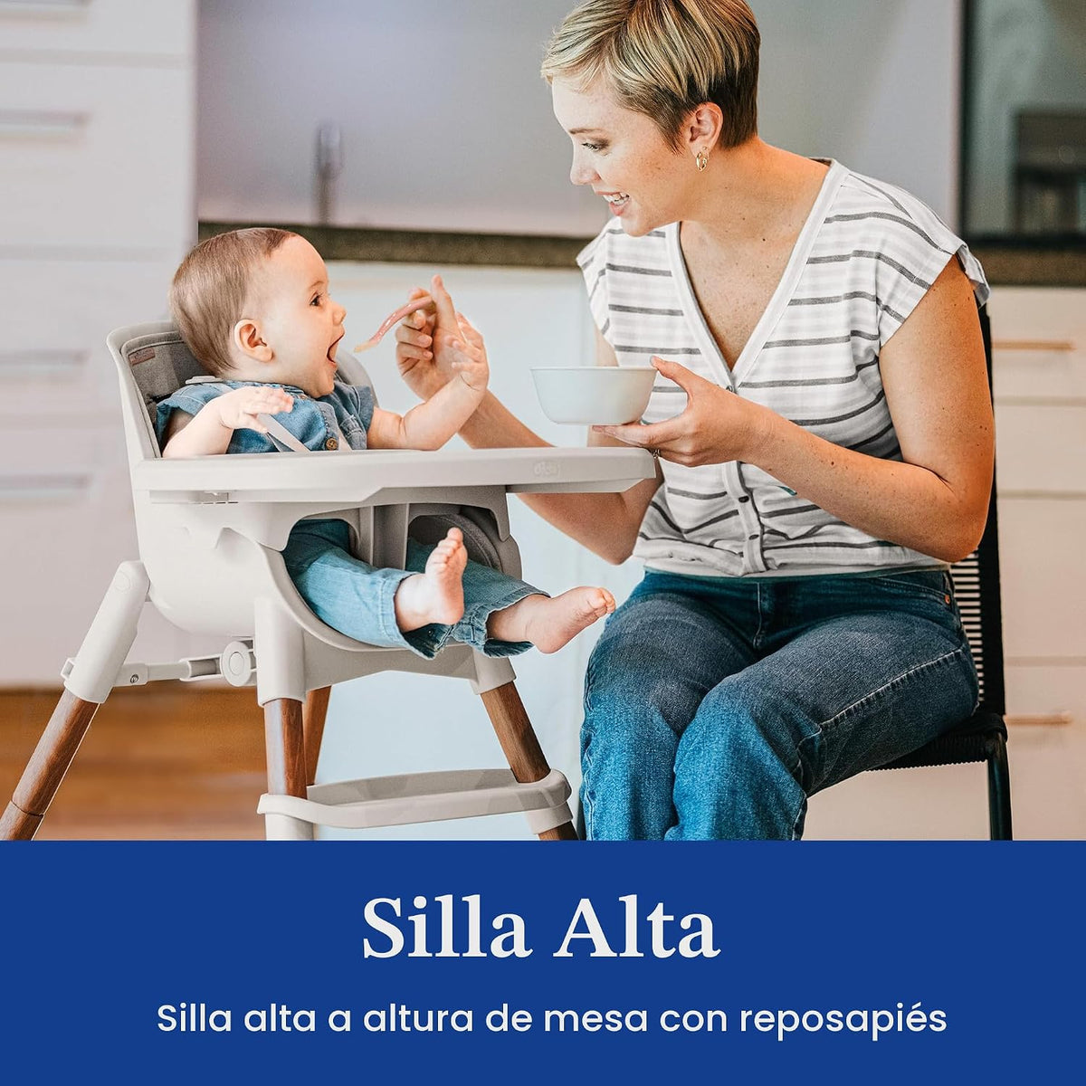 Chicco Zest LE - Silla alta plegable 4 en 1 para bebés y niños pequ...