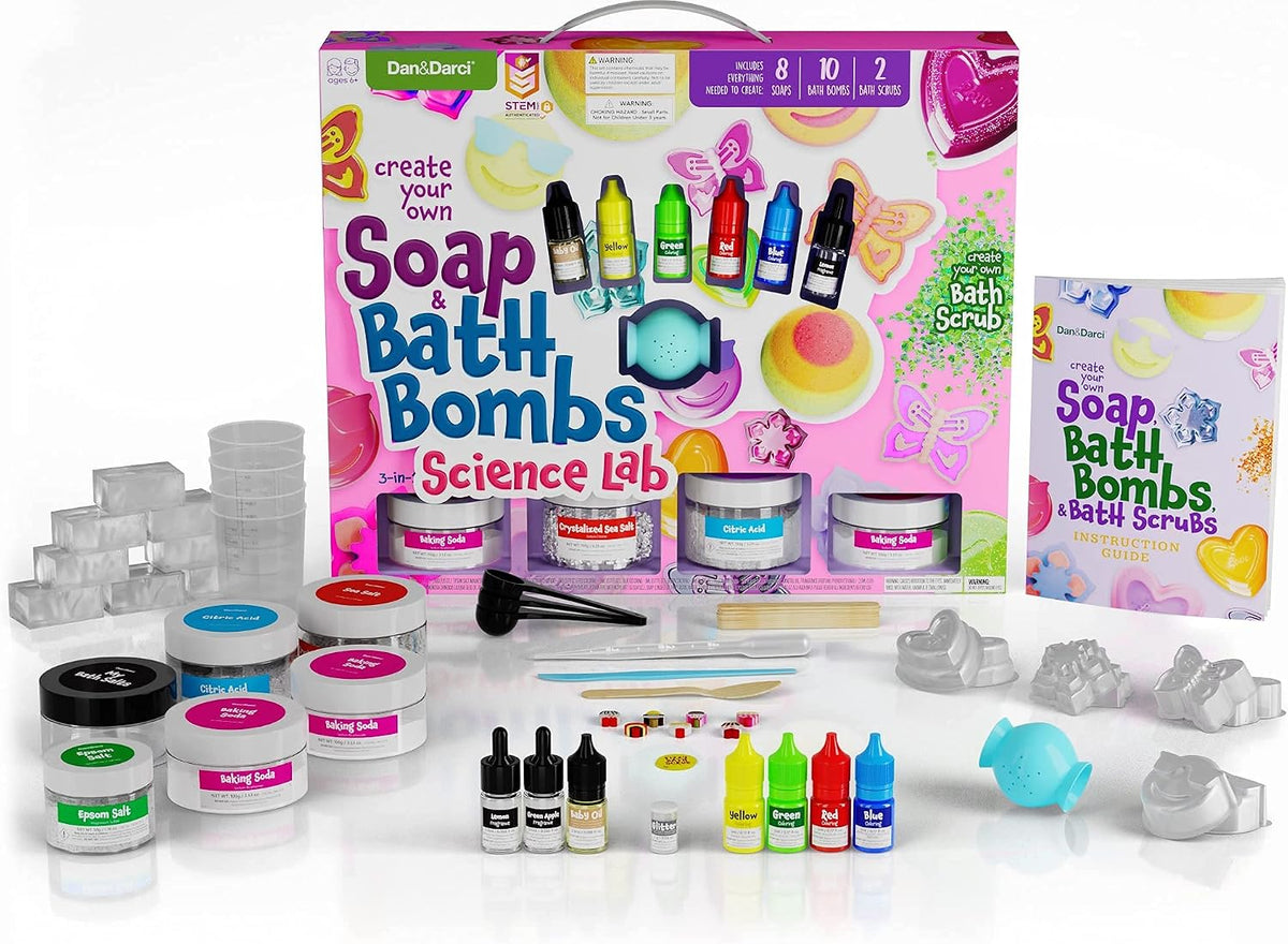 Kit de fabricación de bombas de jabón y baño para niños - Kits de c...