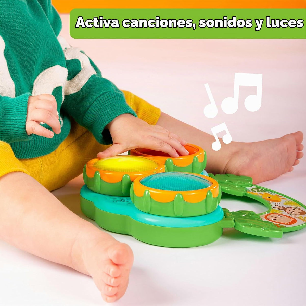 Bright Starts Set de Regalo Safari Sounds, Paquete de 2 Juguetes pa...