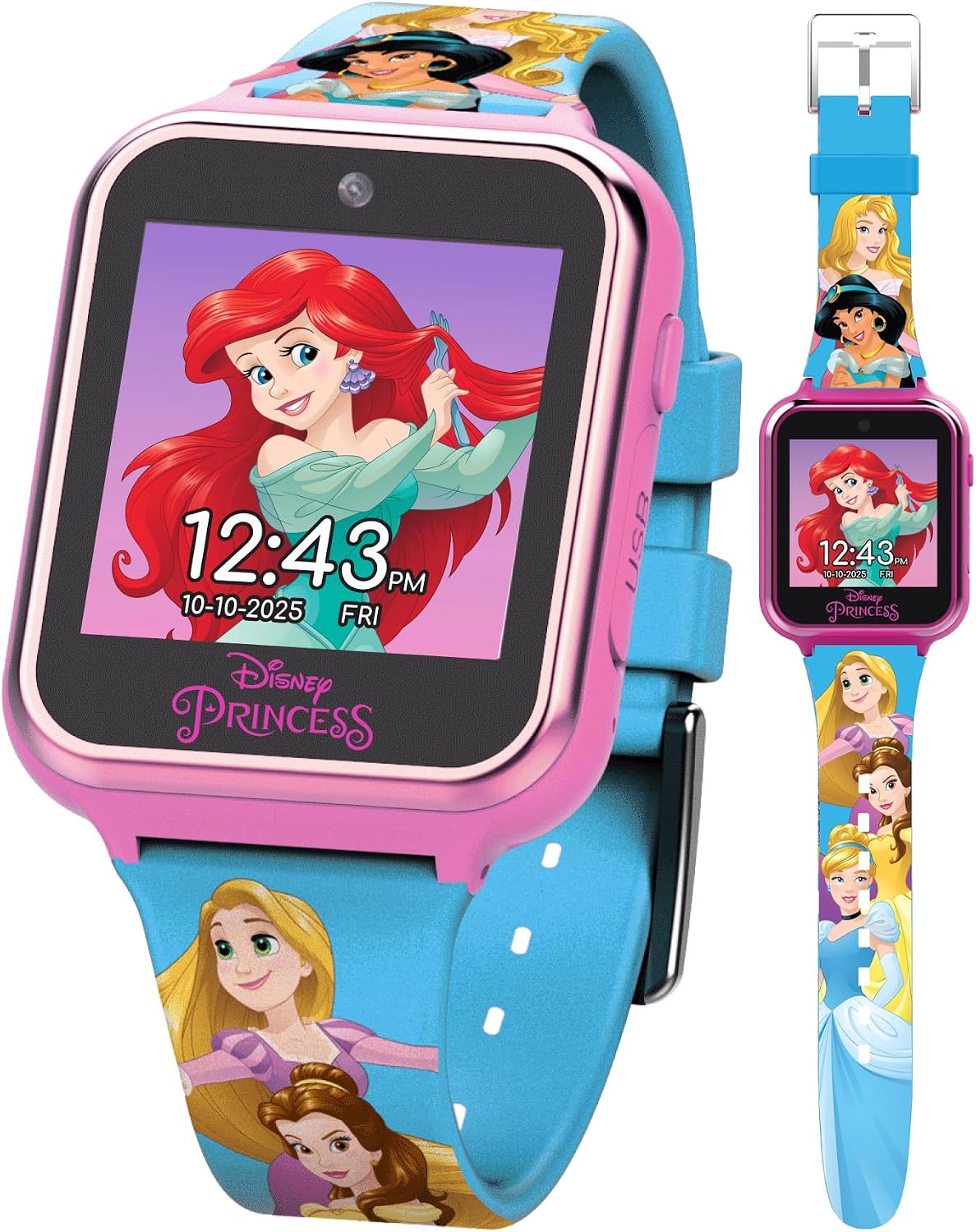 Accutime Disney's Princess - Reloj inteligente interactivo con...