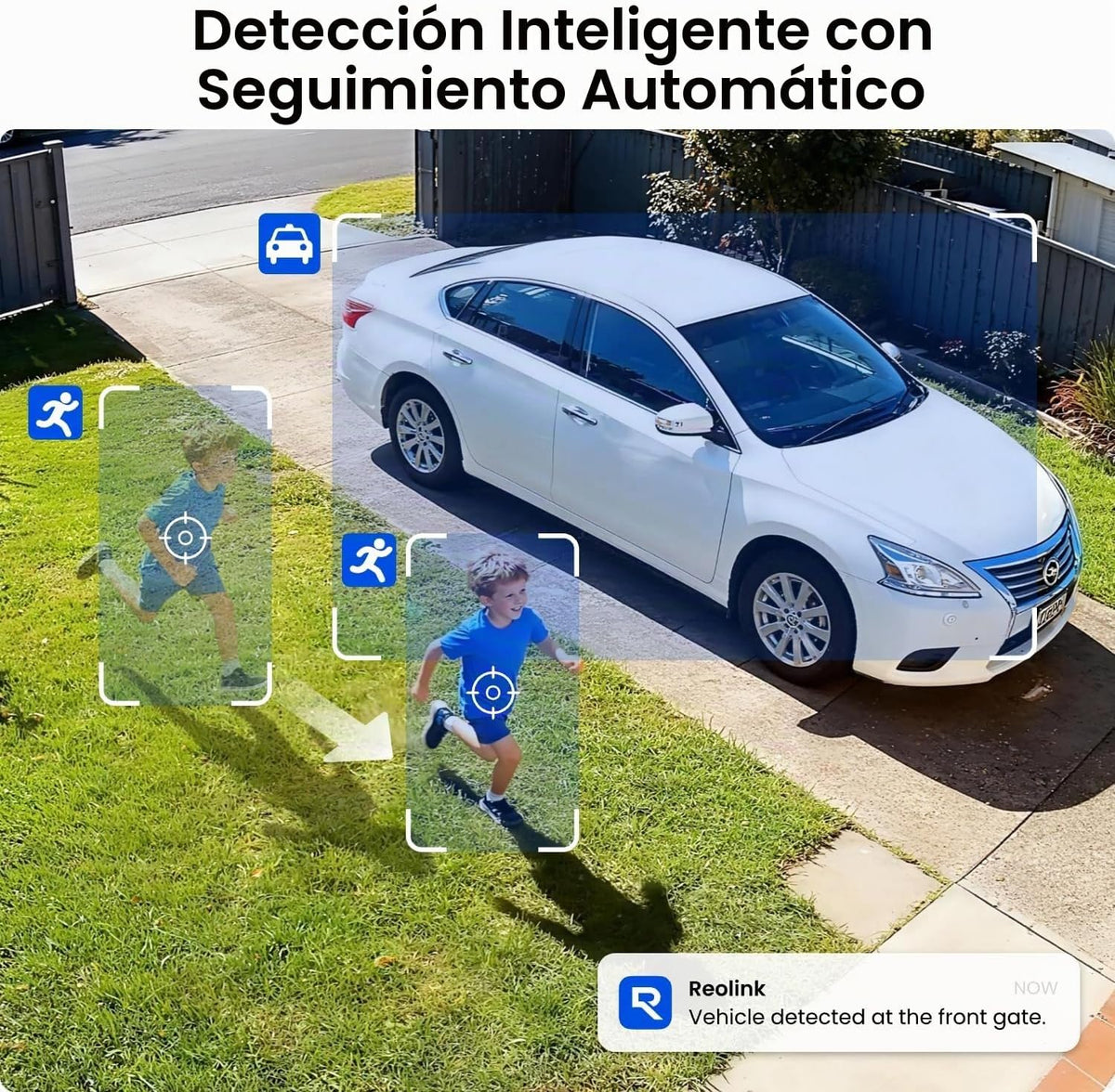 REOLINK 360° PT - Cámaras de seguridad solares inalámbricas para ex...