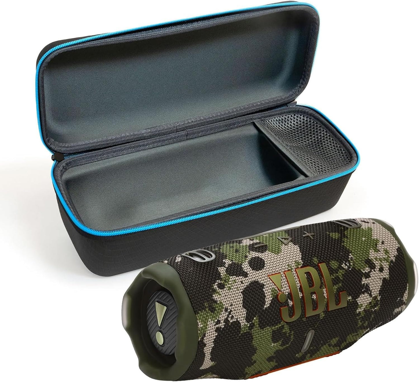 JBL Charge 6 (Squad) + Paquete con funda protectora rígida divvi! (...