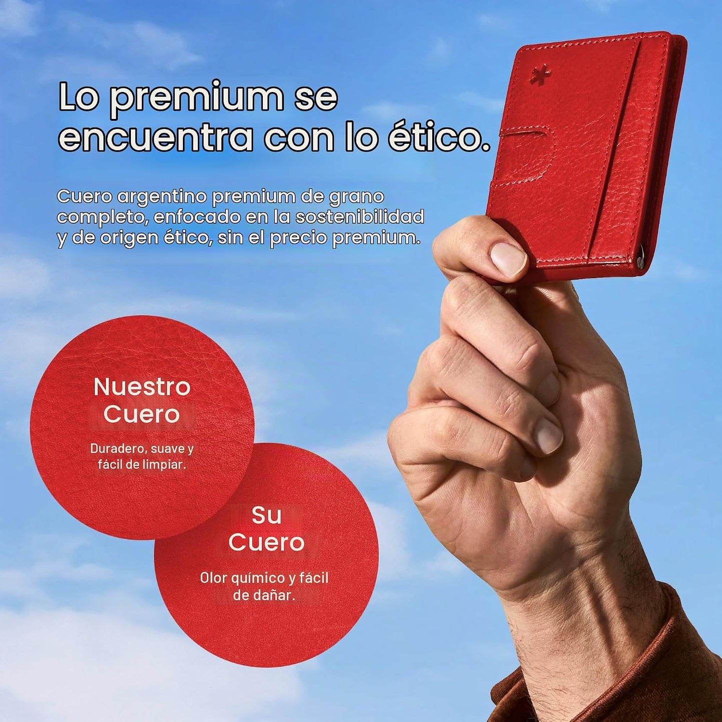 Swear Brands Billetera delgada con clip para dinero, cartera minima...