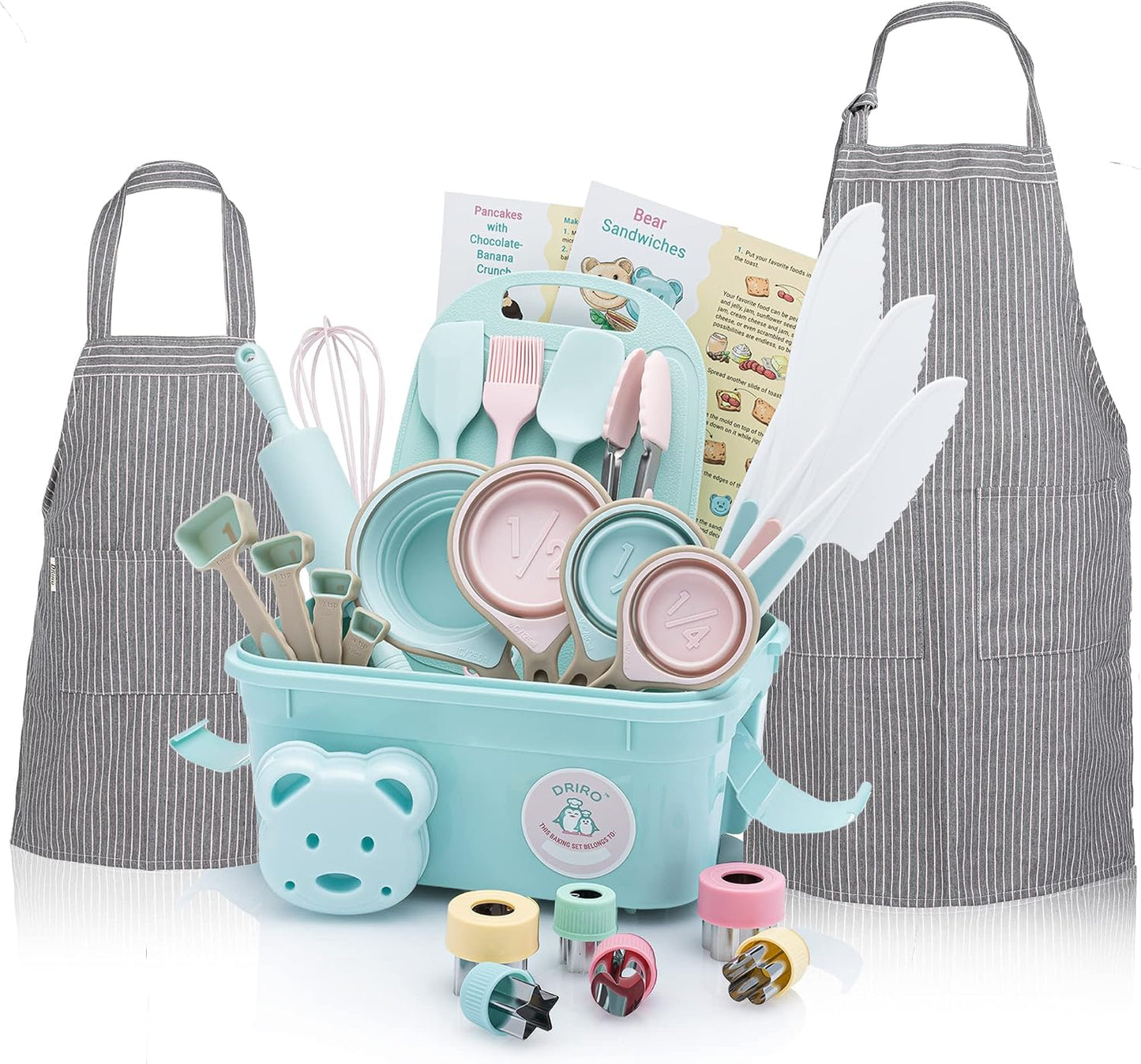 Juego de hornear para niños, juego de cocina real para niños, sumin...