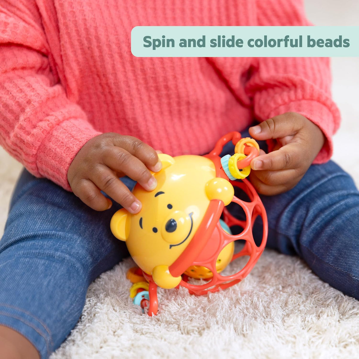 Bright Starts Disney Baby Winnie The Pooh Jingle & Shake Sonajero d...