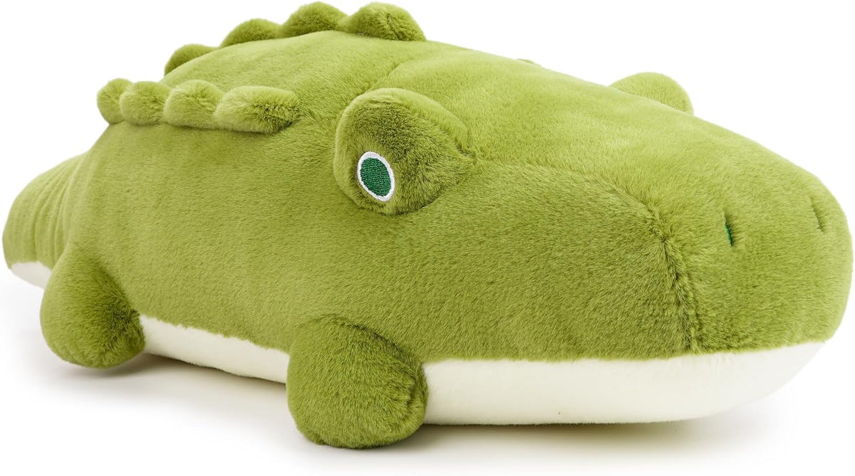 WEIGEDU Juguete de peluche de cocodrilo cocodrilo, 20 pulgadas, ver...