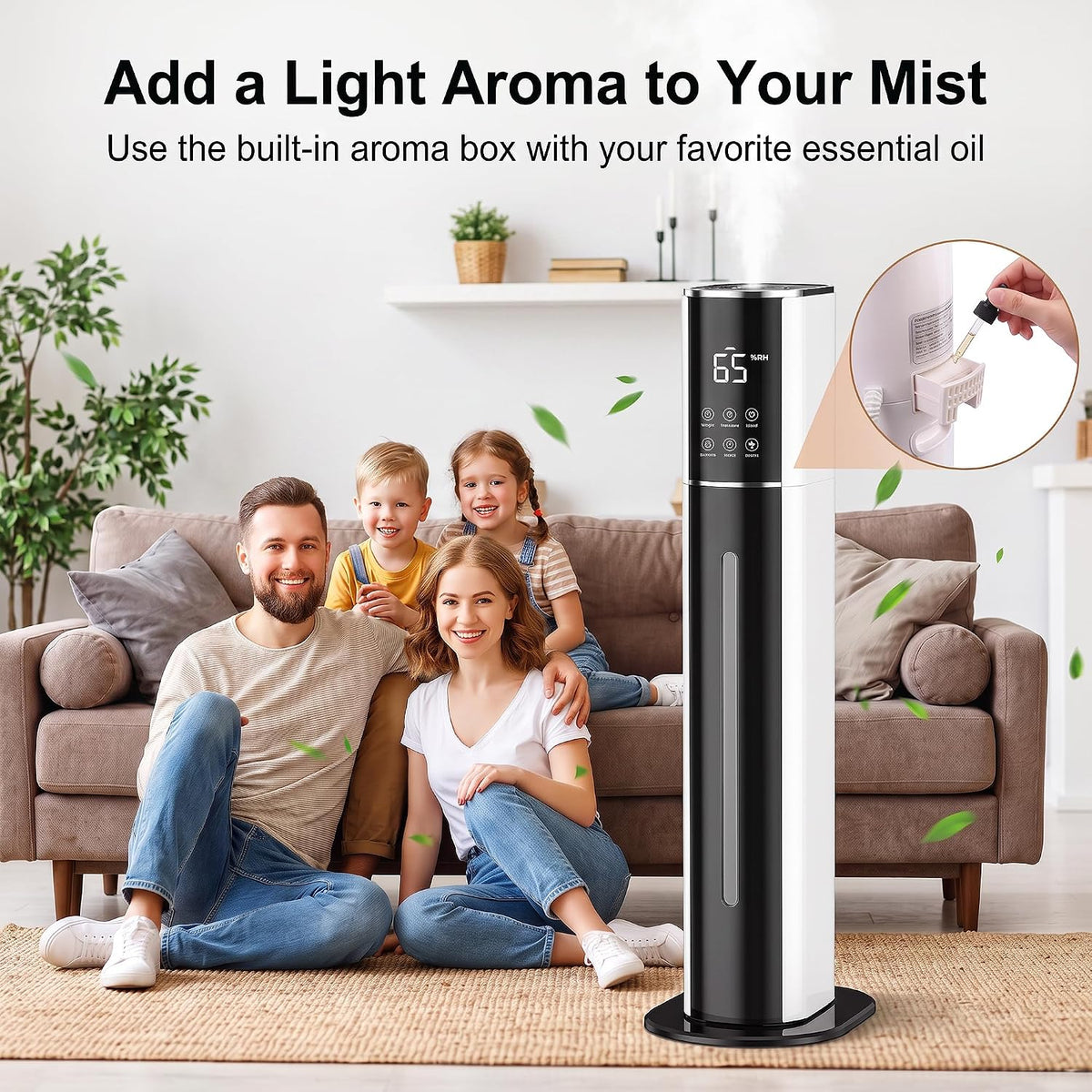 Humidificadores para habitaciones grandes, humidificadores de niebl...