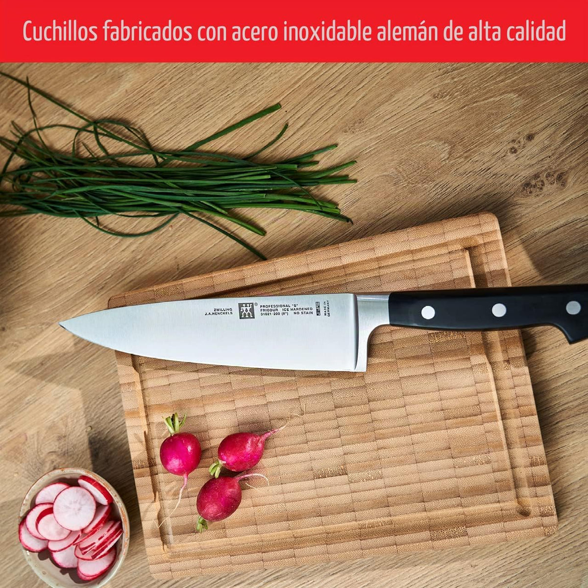 ZWILLING CUCHILLO DE CHEF PROFESIONAL S 8 PULGADAS