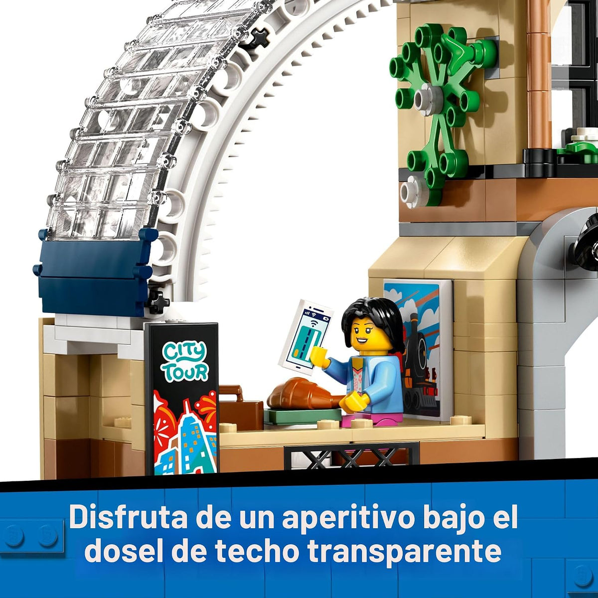 LEGO City Central Train Station - Juguete de construcción de varios...