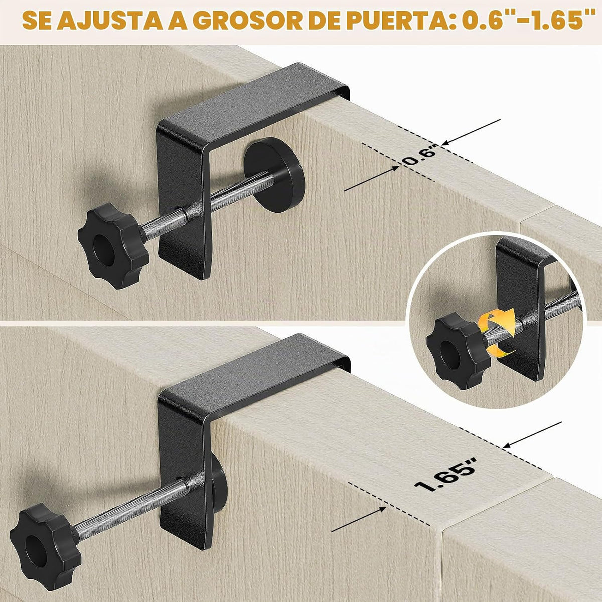 Organizador de puerta de despensa de 8 niveles, organizador de desp...
